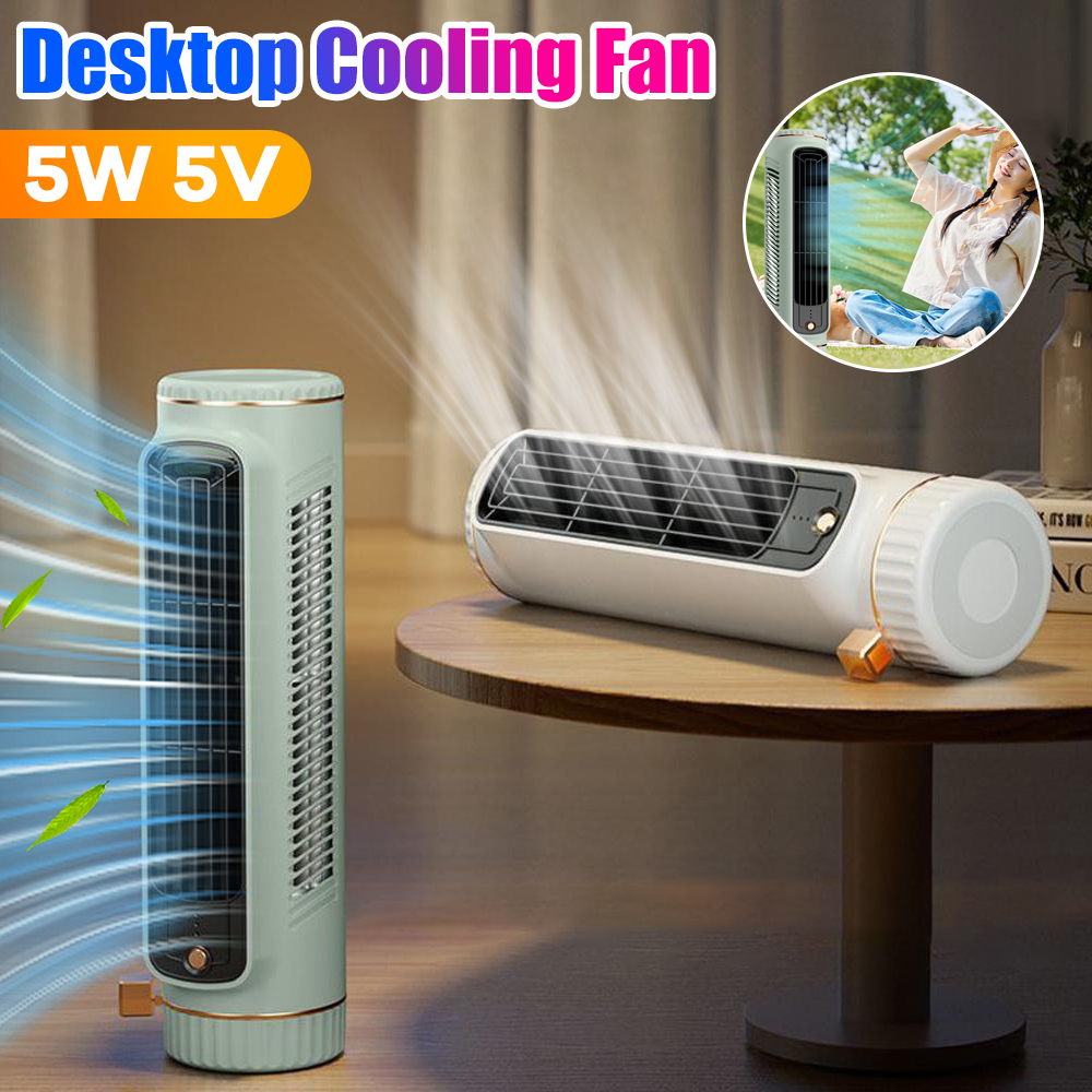 Usb Desk Fan - Household Desktop Tower Fan Portable Air