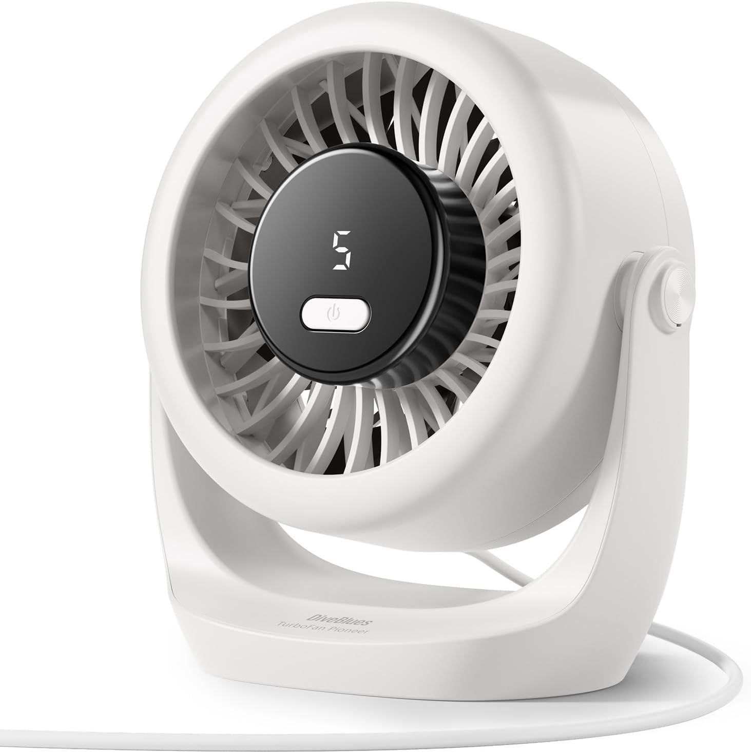 Usb Desk Fan - USB Desk Turbo Fan, Ultra-Quiet Mini