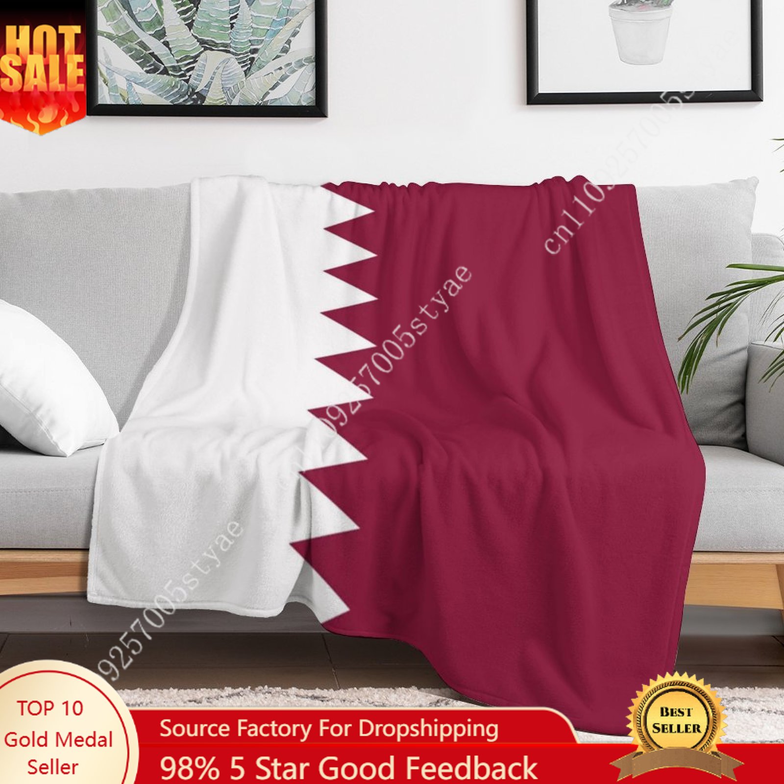 Home Office Qatar Travel - Qatar Flag Flannel Blankets Are Soft