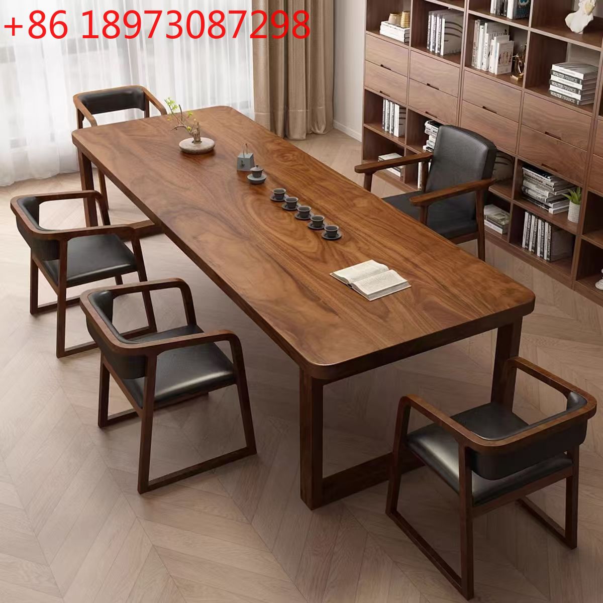 Home Office Login - South American walnut solid wood large