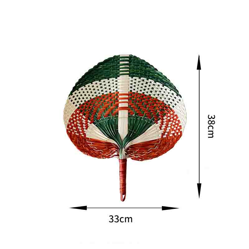 Home Office Form - 1pc Bamboo Woven Hand-Woven Fan Summer