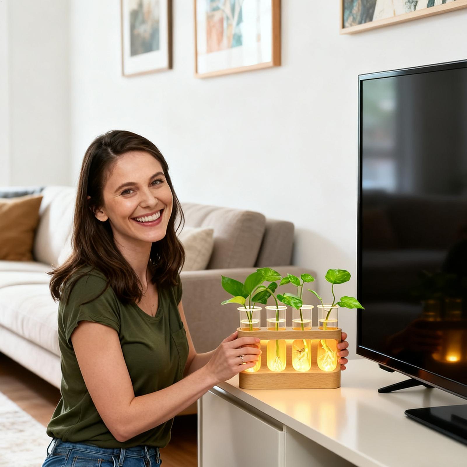 LED Plant Propagation Station  - Home Office With Plants review and price