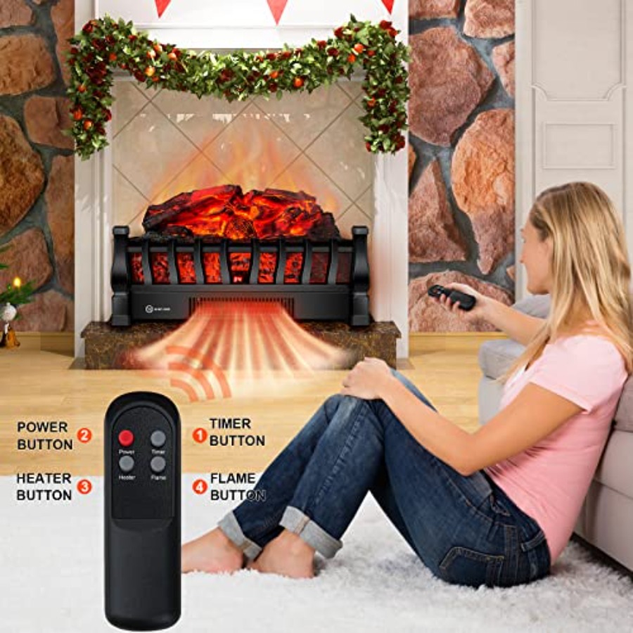 Electric Fireplace Logs Insert - Home Office Login review and price
