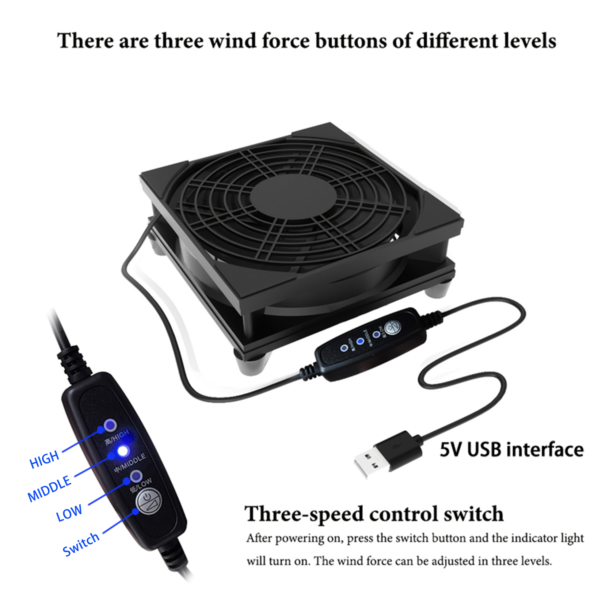 USB 3-Speed Quiet Cooling Fan  - Usb Desk Fan review and price