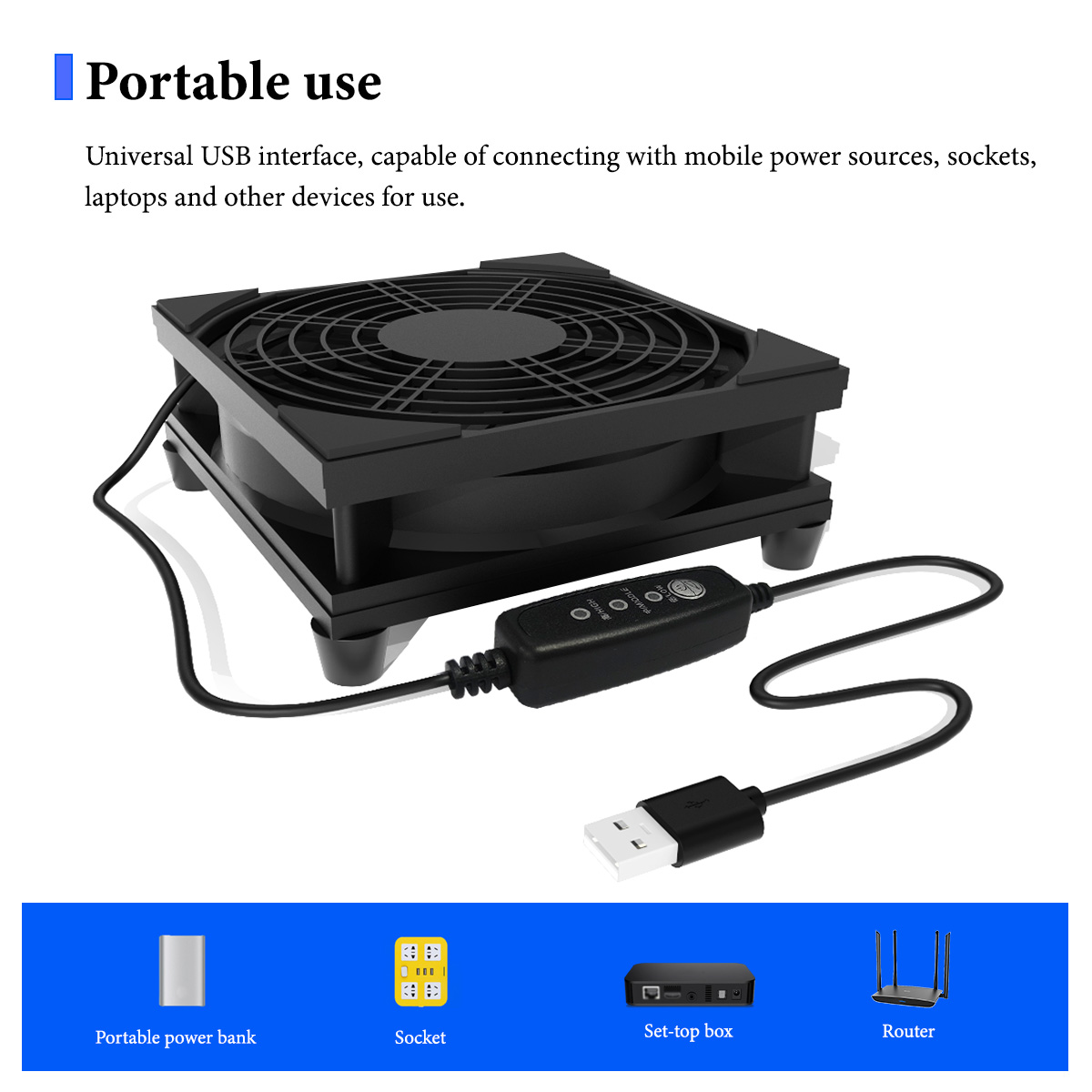 USB 3-Speed Quiet Cooling Fan  - Usb Desk Fan review and price