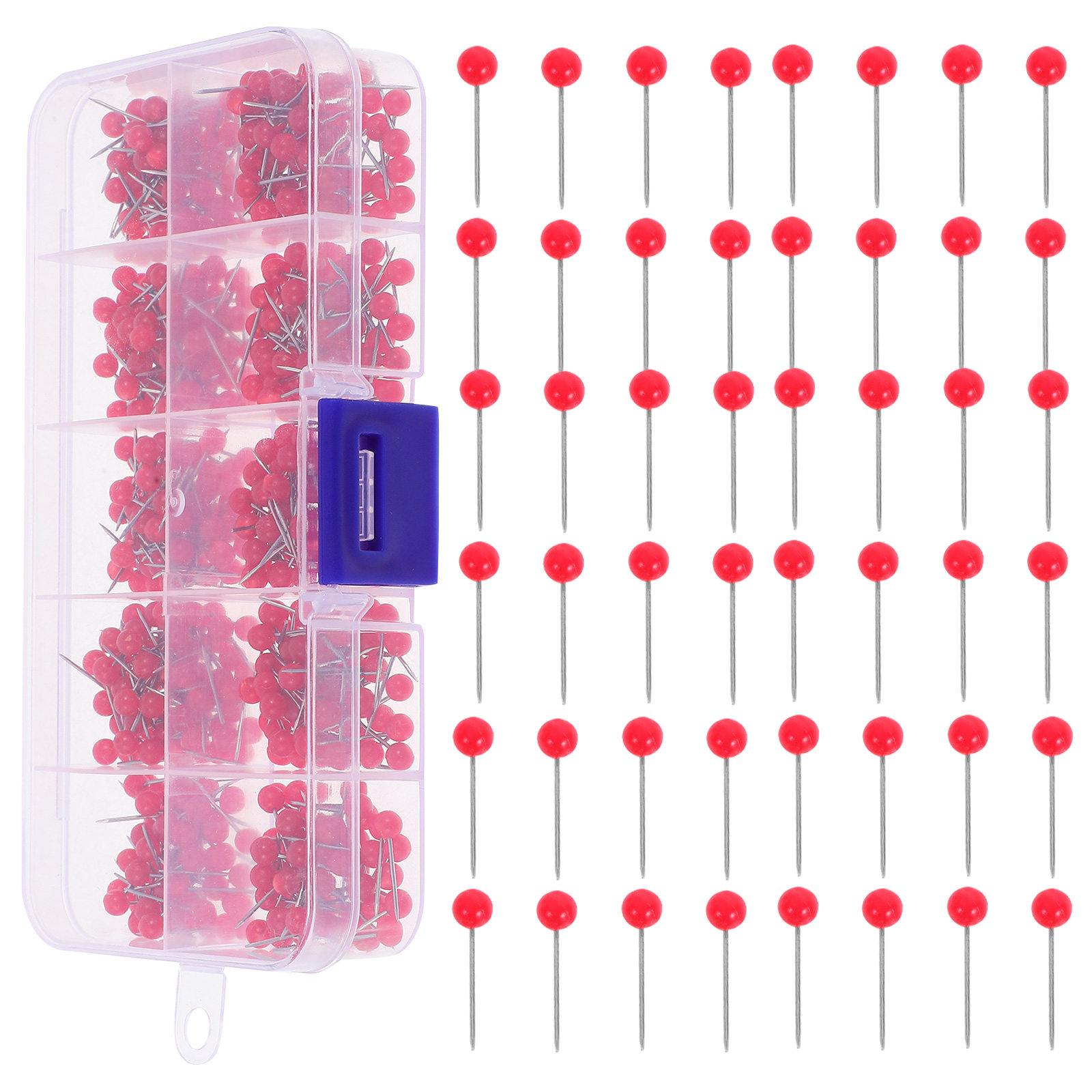 600Pcs Map Tacks Red Round Hea - Home Office Head review and price