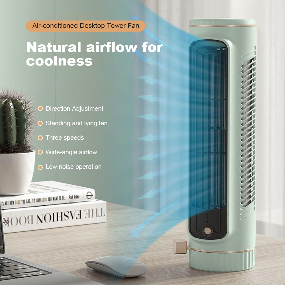 Household Desktop Tower Fan Po - Usb Desk Fan review and price
