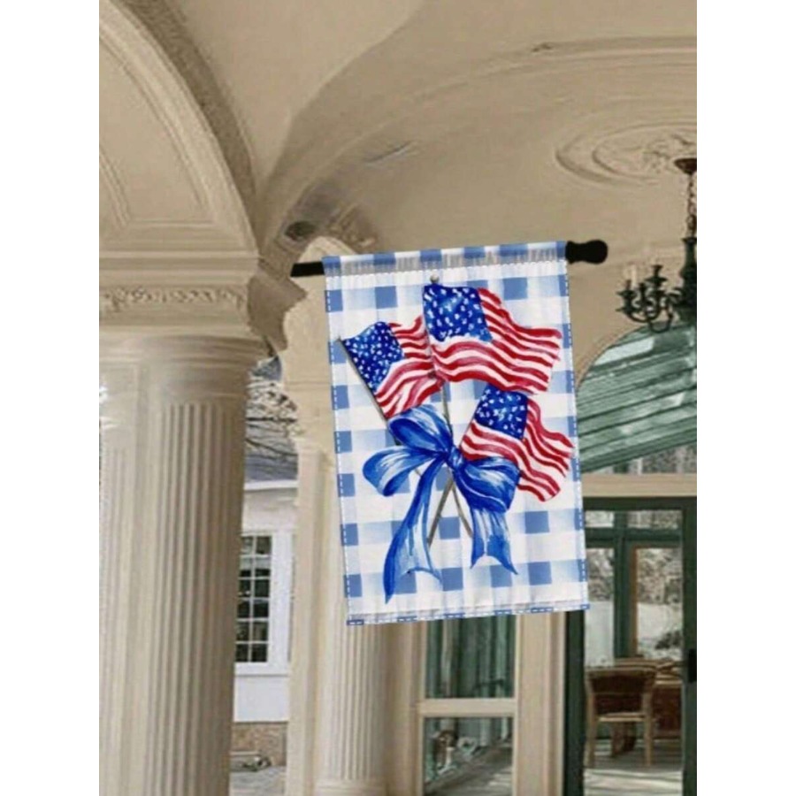 1 2D Flat Garden Flag 12x18 In - Home Office With Plants review and price