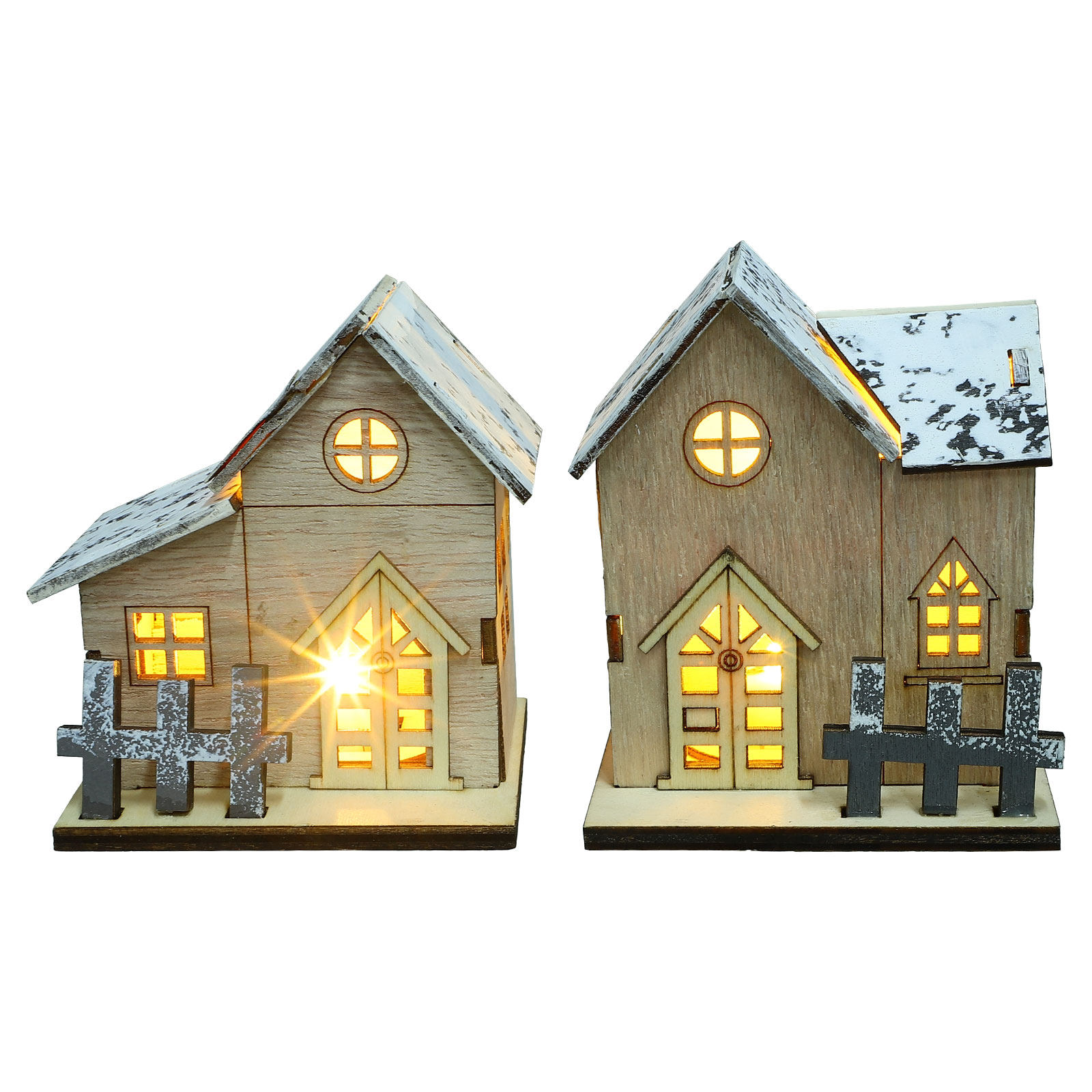 2Pcs LED Illuminated Wooden Ch - Home Office Login review and price