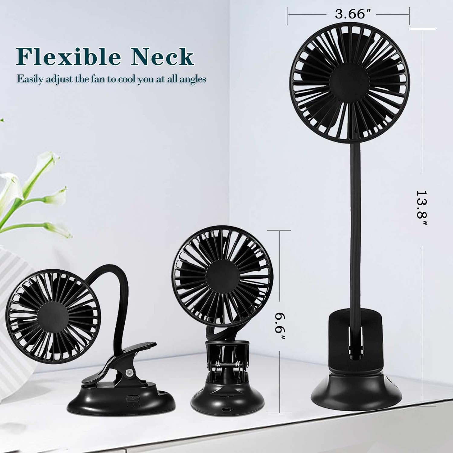 Clip On USB Mini Desk Fan with - Usb Desk Fan review and price