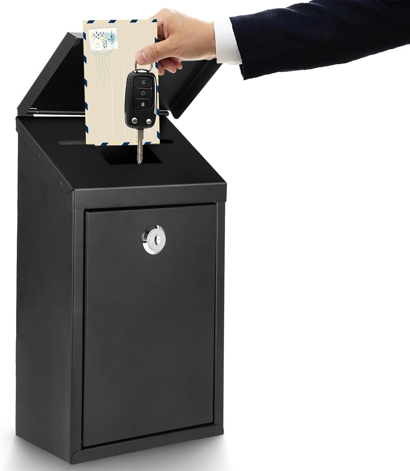 Rust-Proof Steel Wall Mailbox  - Home Office Reference Number review and price