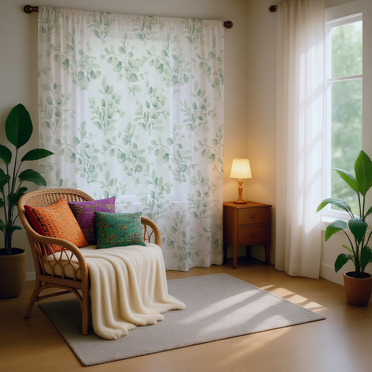 1 Piece Green Branch & Bud She - Home Office With Plants review and price