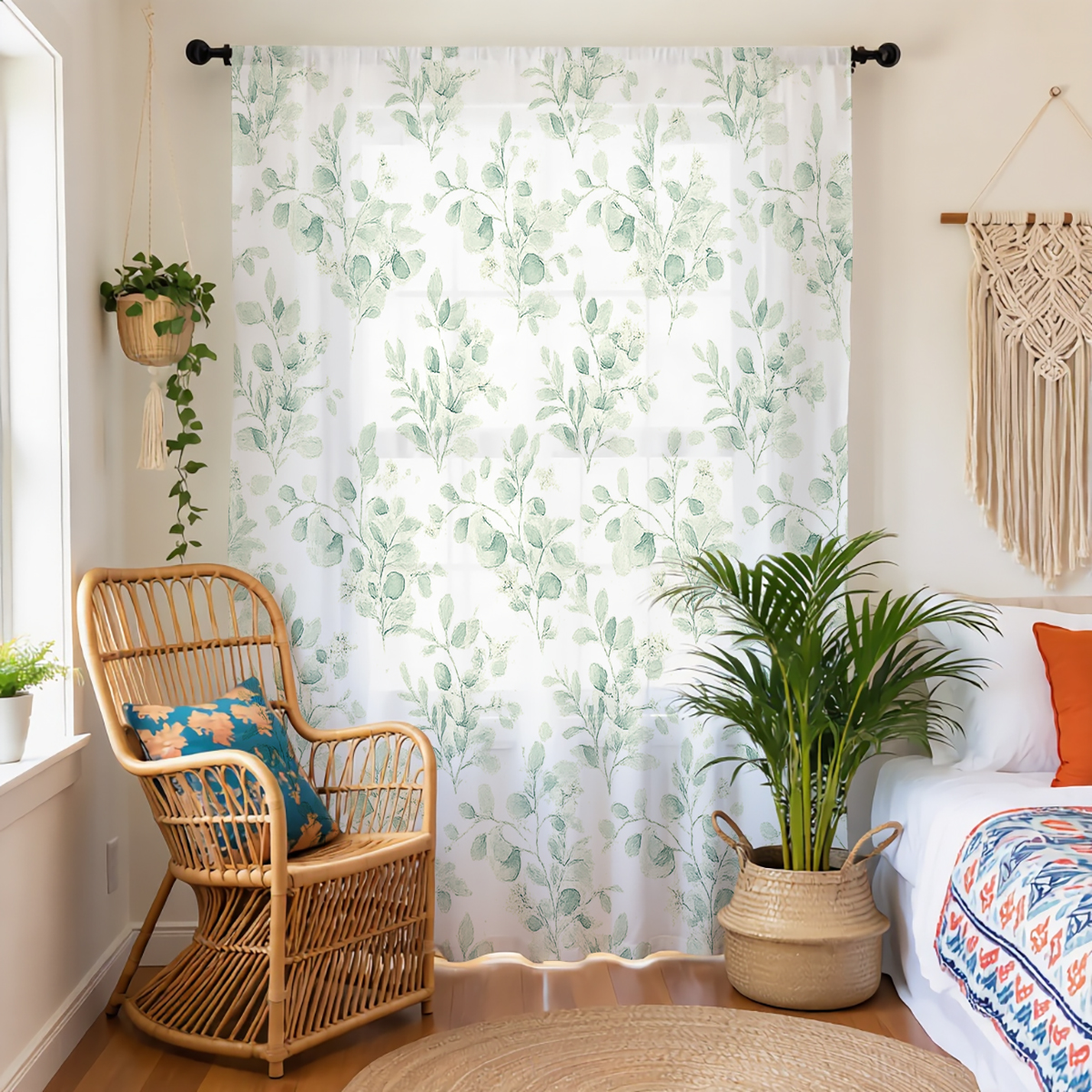 1 Piece Green Branch & Bud She - Home Office With Plants review and price