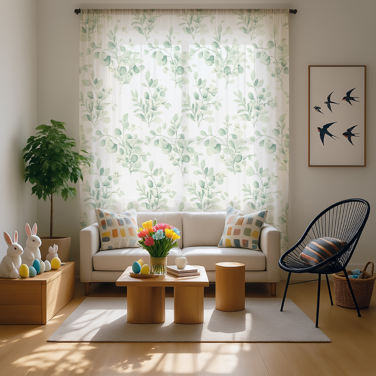 1 Piece Green Branch & Bud She - Home Office With Plants review and price