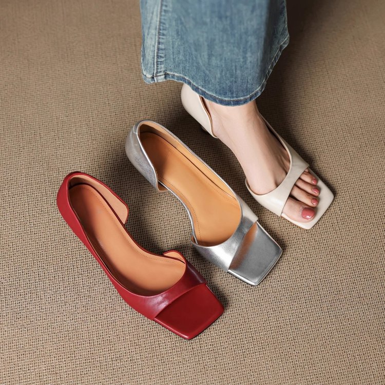 Women's Elegant Open Toes Squa - Home Office Head review and price
