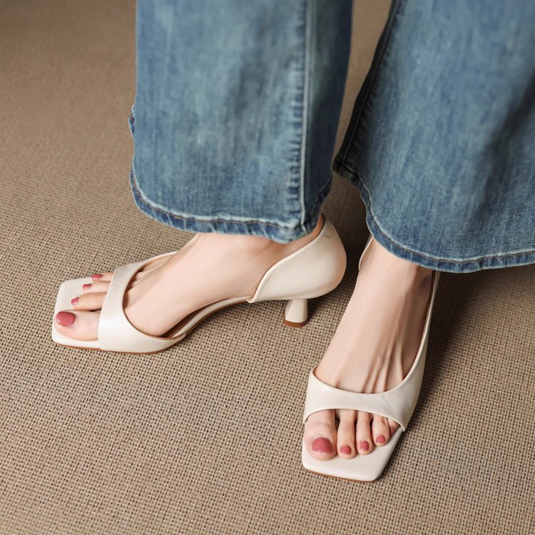 Women's Elegant Open Toes Squa - Home Office Head review and price