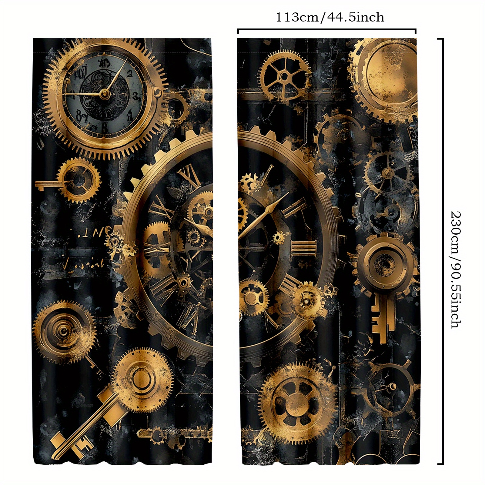 2pcs Steampunk Vintage Art Cur - Home Office Industrial Design review and price
