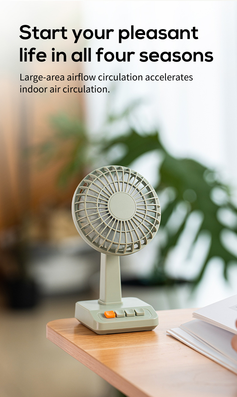 2026 New Retro Desktop Fan Por - Usb Desk Fan review and price