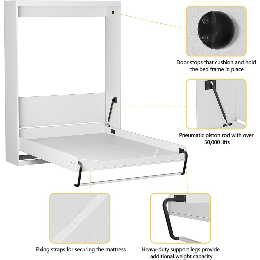 Space-Saving Murphy Wall Bed,  - Home Office Guest Room review and price