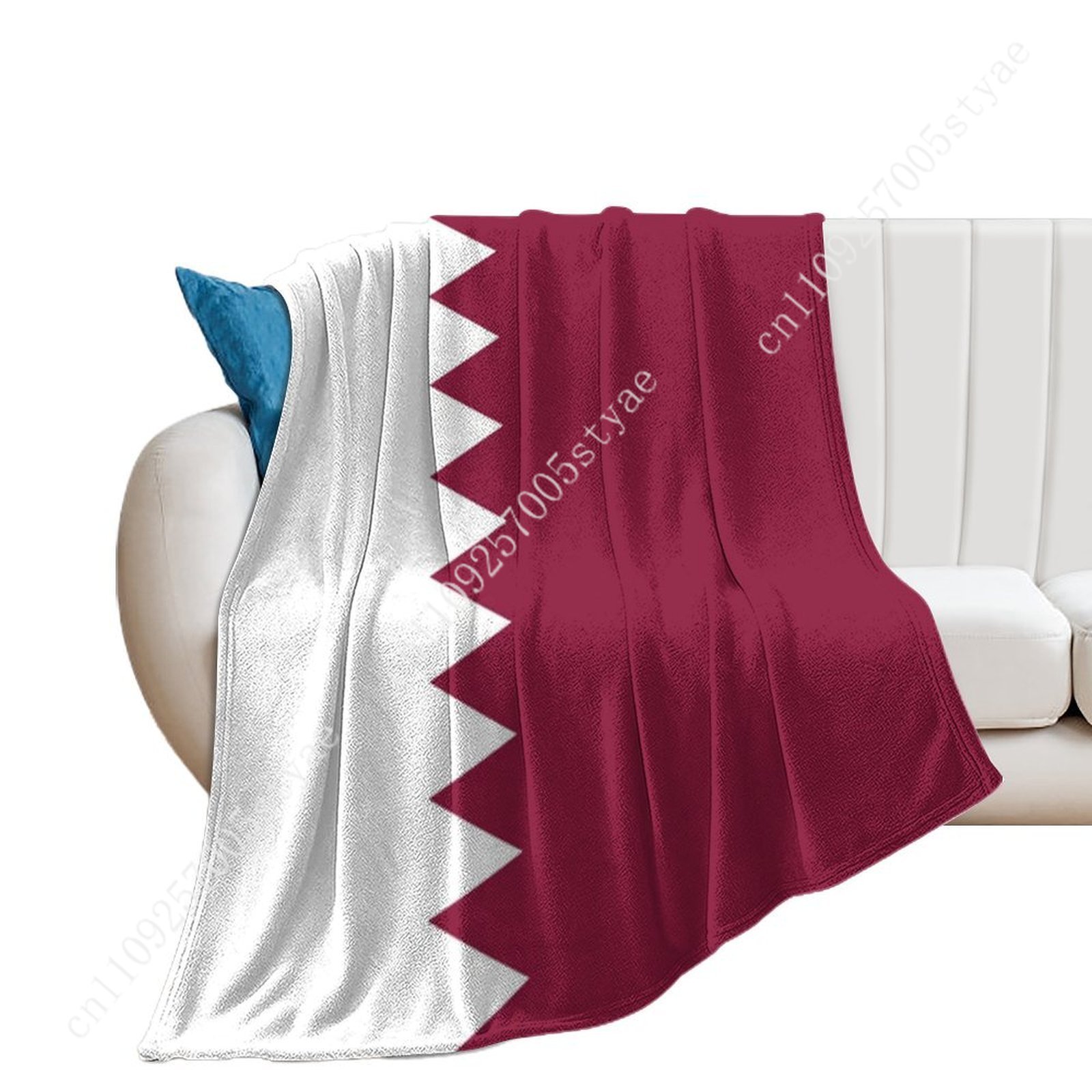 Qatar Flag Flannel Blankets Ar - Home Office Qatar Travel review and price