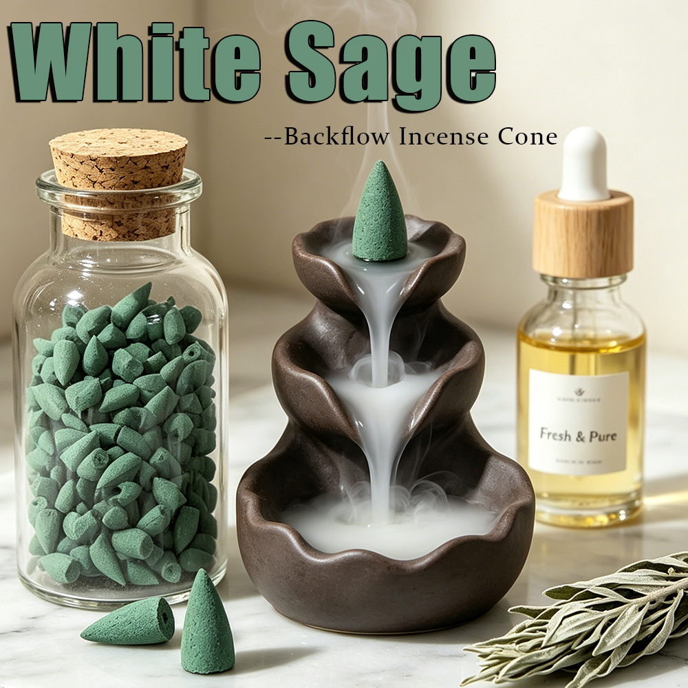 White Sage Scented Backflow In - Home Office Guest Room review and price