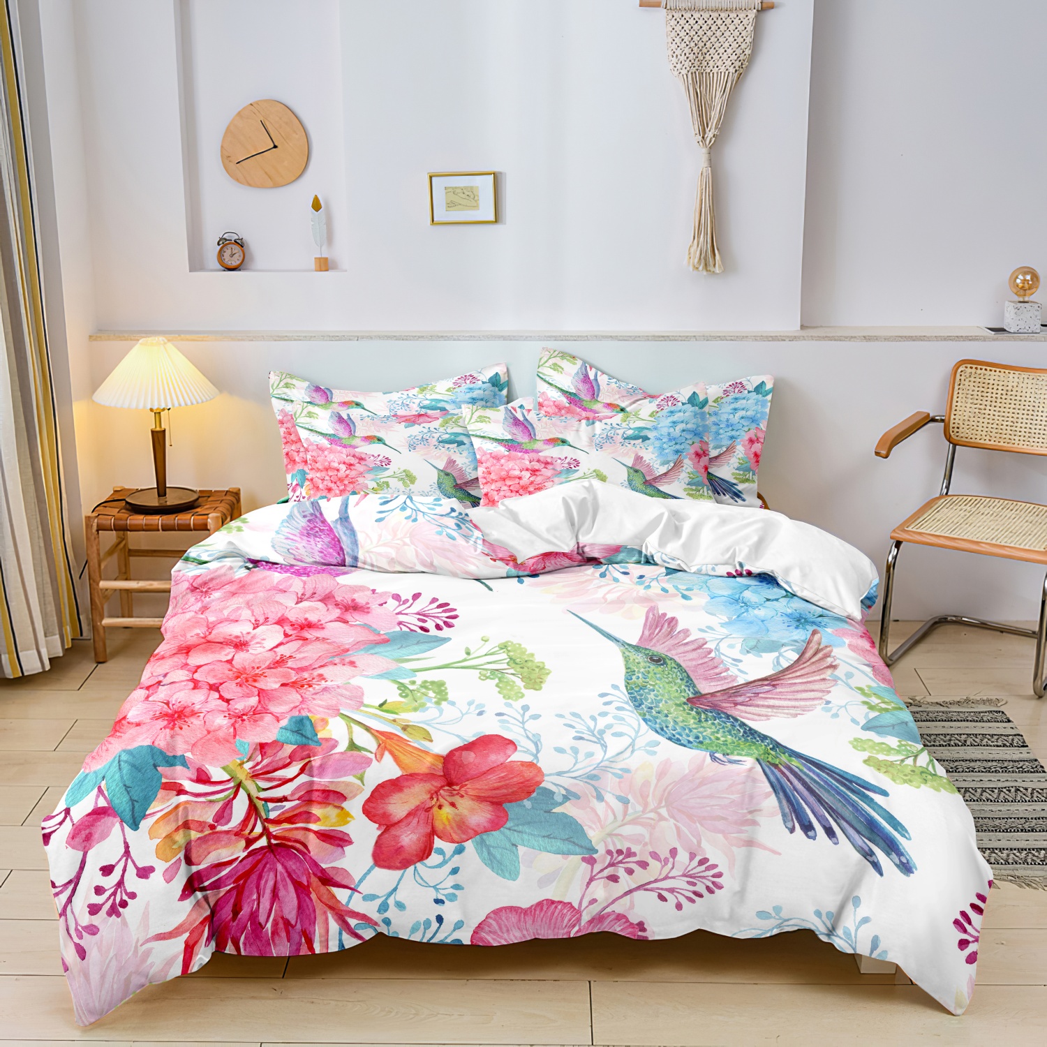 3pcs Flowers And Plants Hummin - Home Office Guest Room review and price