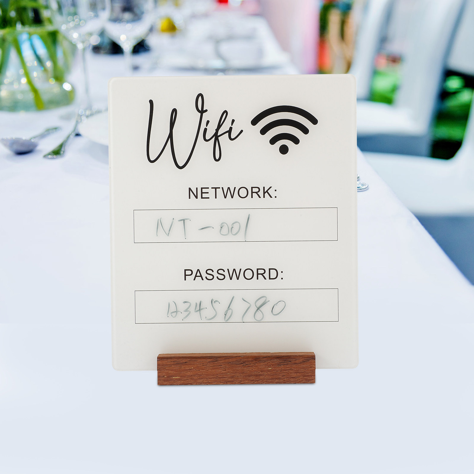 Acrylic WiFi Password Sign for - Home Office Guest Room review and price