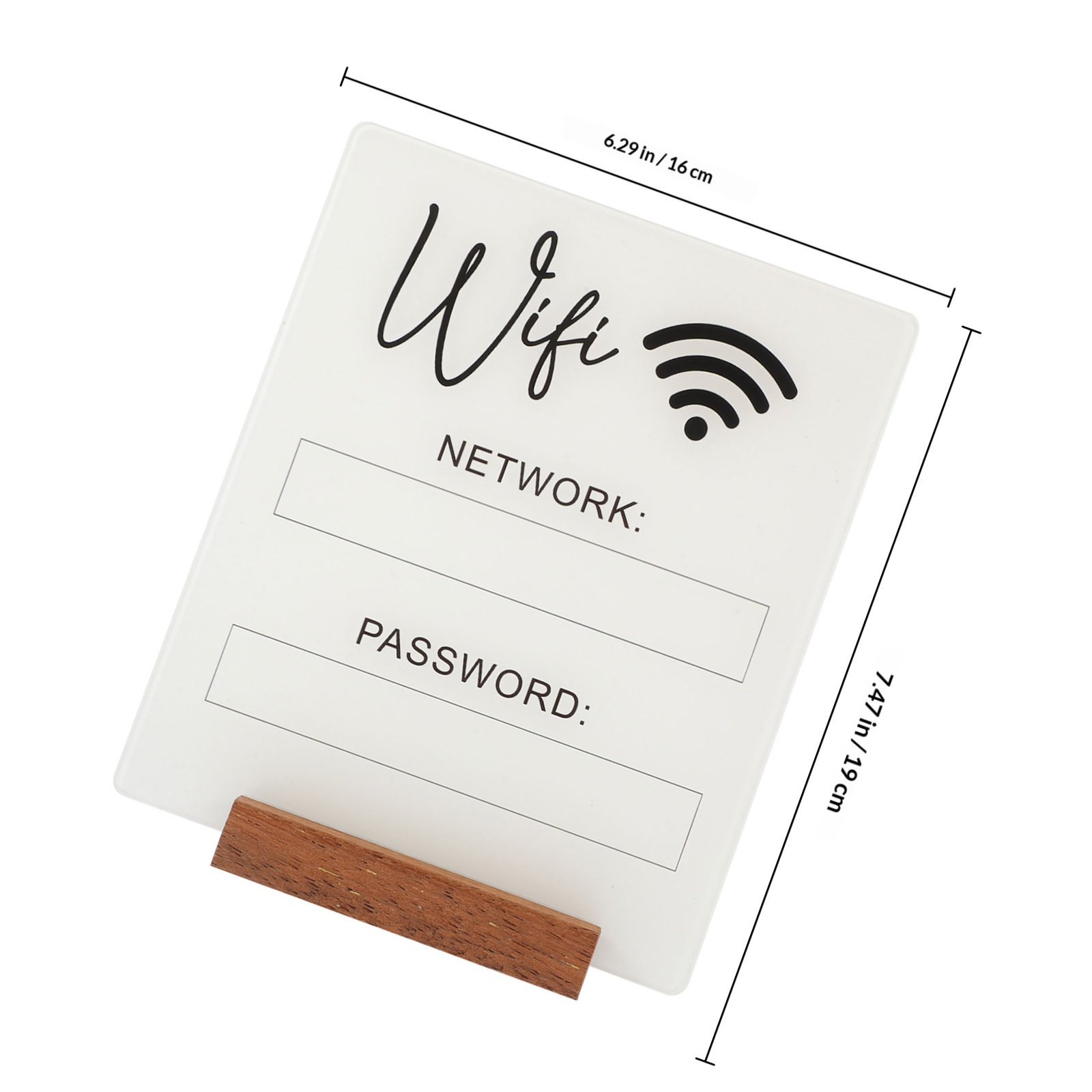 Acrylic WiFi Password Sign for - Home Office Guest Room review and price