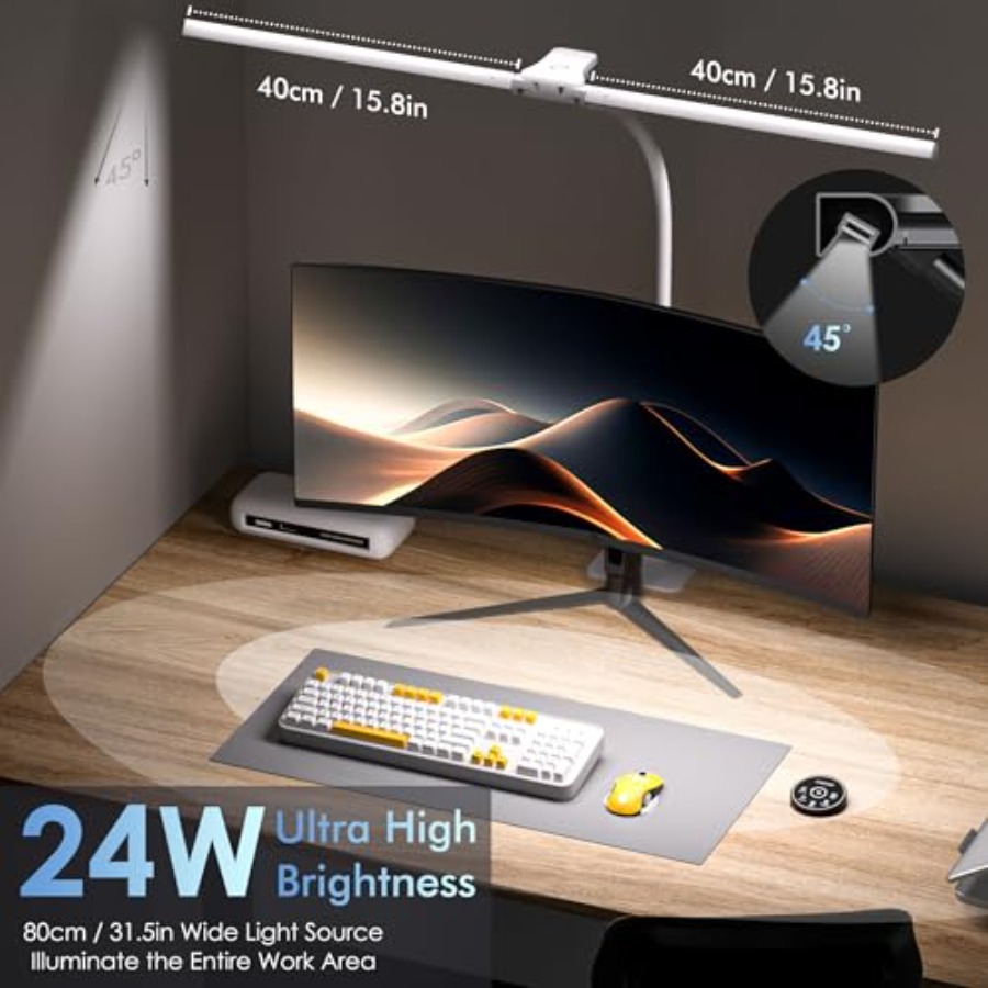 Desk Lamp with Metal Base, 31. - Home Office Head review and price