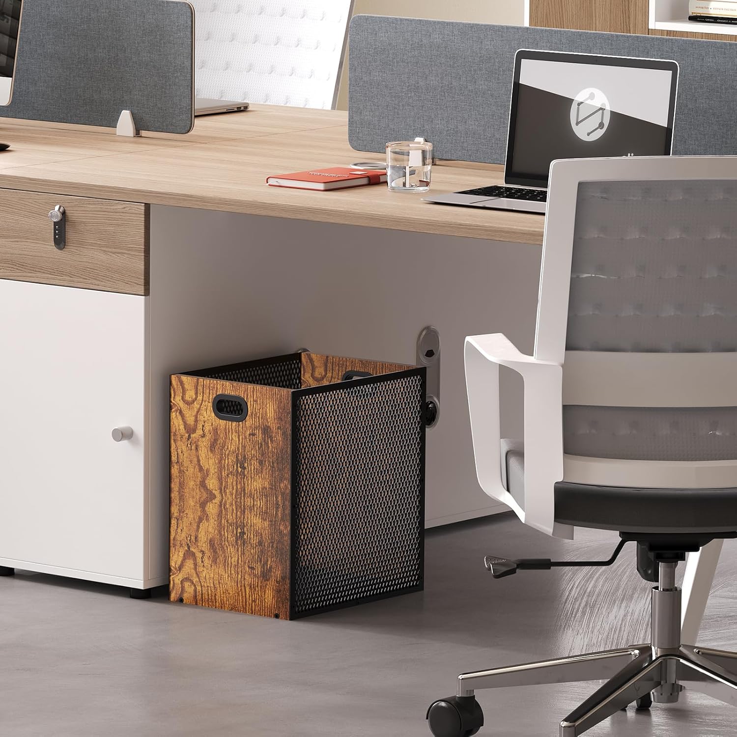 Retro Industrial Trash Can, Ir - Home Office Industrial Design review and price