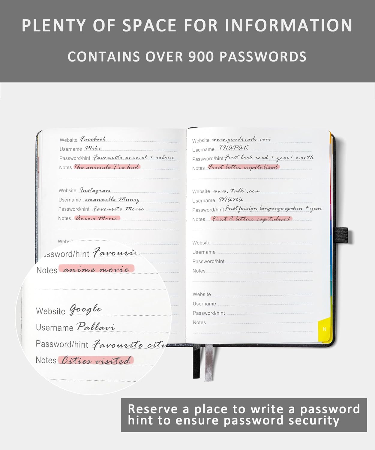 Password Book with Colorful Al - Home Office Login review and price