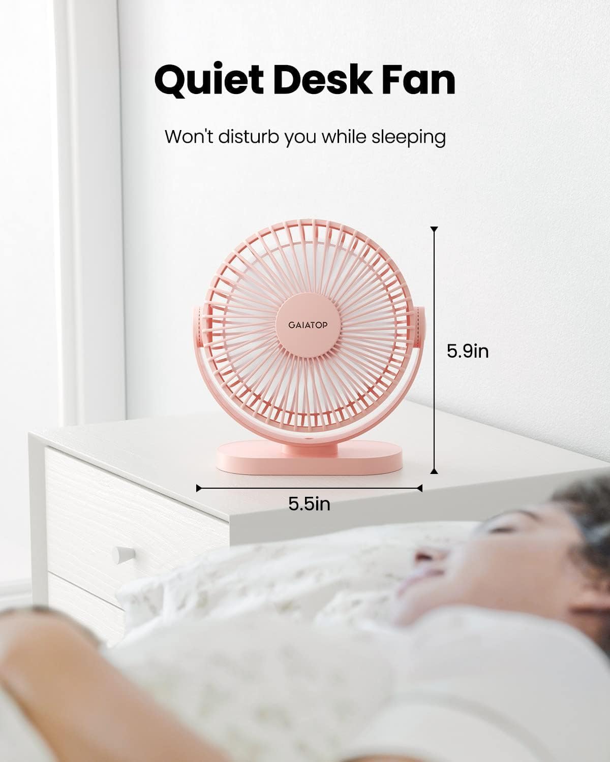 USB Desk Fan, 5.5 Inch Small Q - Usb Desk Fan review and price
