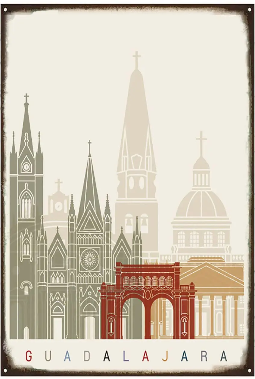 Vintage Metal Tin Sign Wall De - Home Office Guadalajara review and price