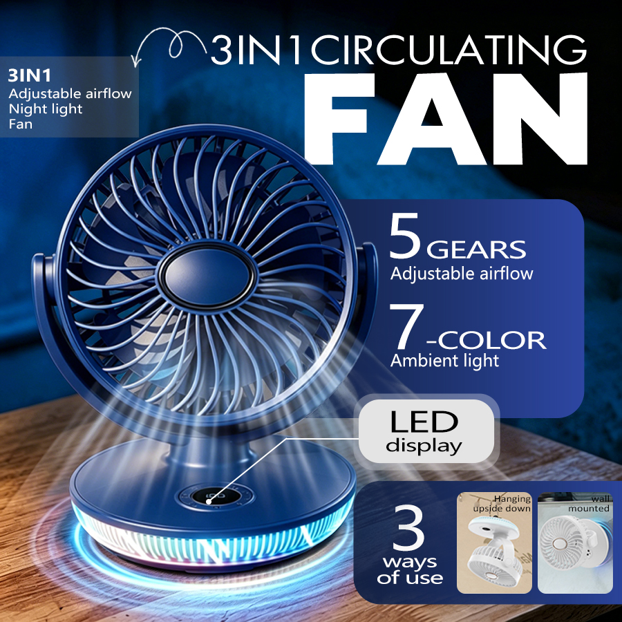 Multifunctional Desktop Fan, 5 - Usb Desk Fan review and price