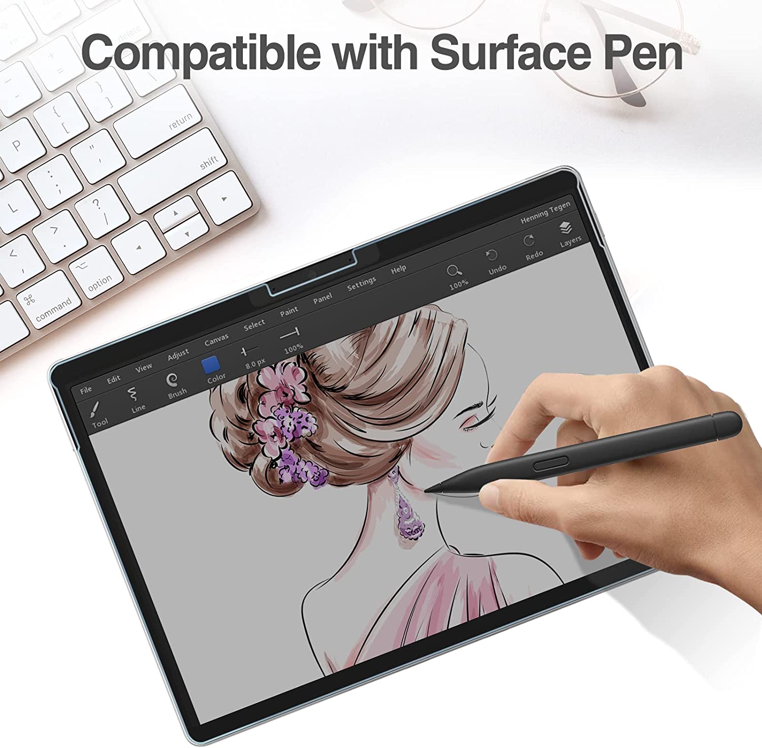 Privacy Filter Tempered Glass  - Home Office Microsoft review and price