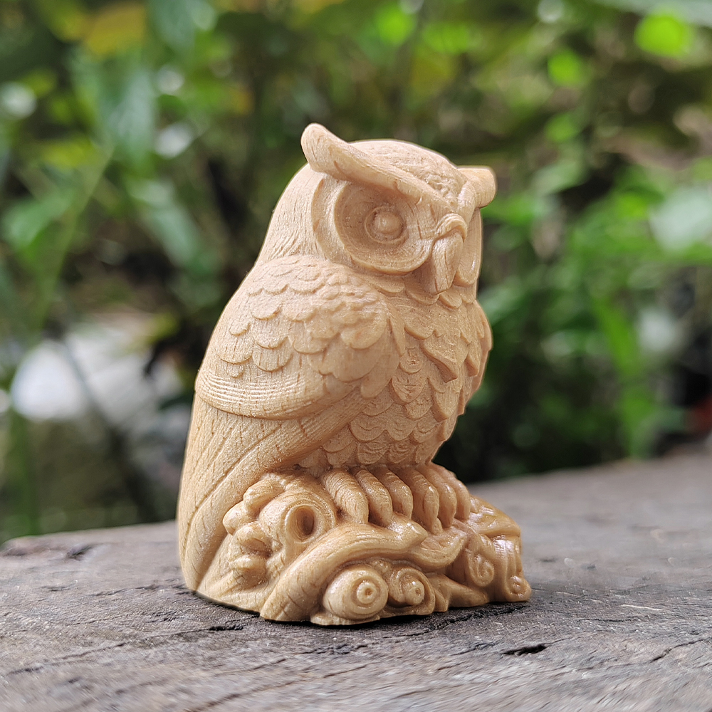 1.8 Inch Owl Figurine on a Woo - Home Office Login review and price