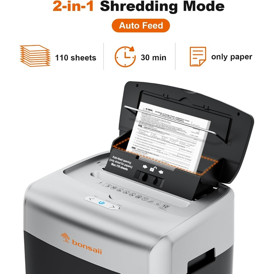 Heavy duty paper shredder with - Home Office Form review and price