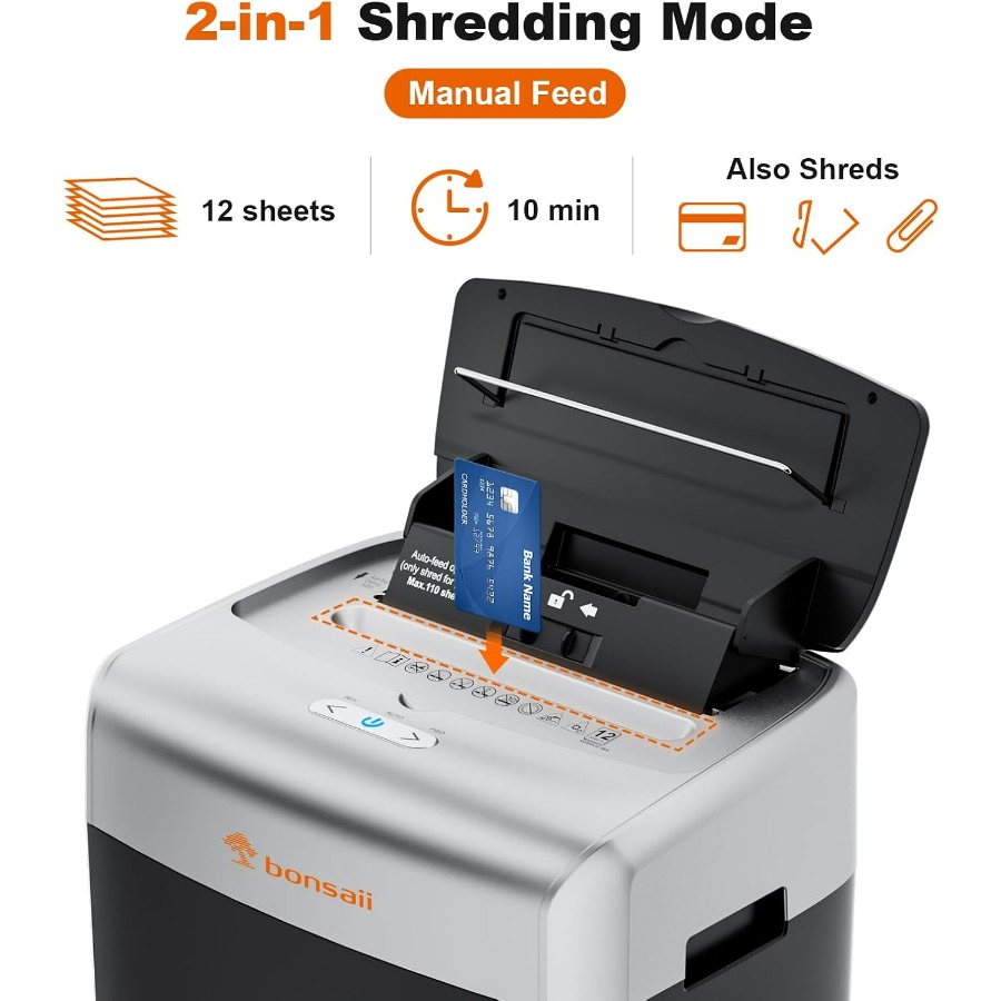 Heavy duty paper shredder with - Home Office Form review and price
