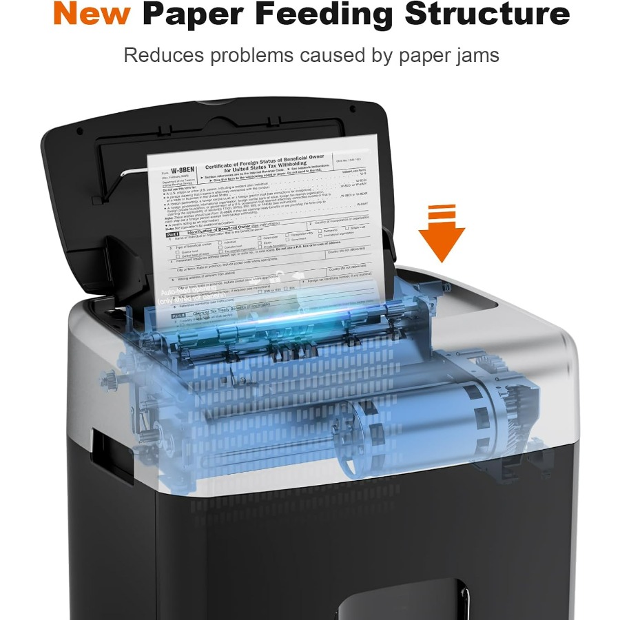 Heavy duty paper shredder with - Home Office Form review and price