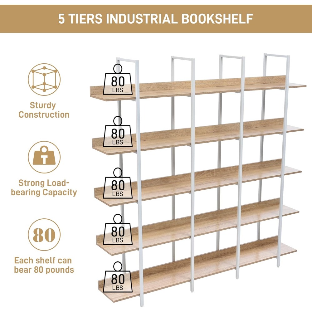 Harper & Bright Designs 5 Tier - Home Office Industrial Design review and price