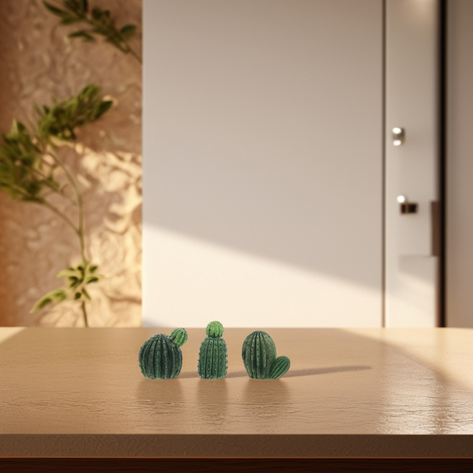 3Pcs Micro Resin Plant DIY Cac - Home Office With Plants review and price