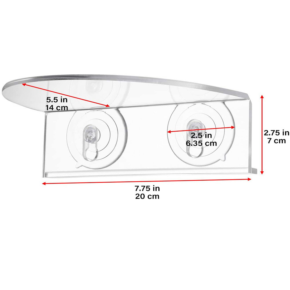2Pcs Transparent Acrylic Sucti - Home Office With Plants review and price