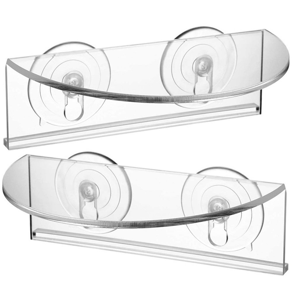 2Pcs Transparent Acrylic Sucti - Home Office With Plants review and price