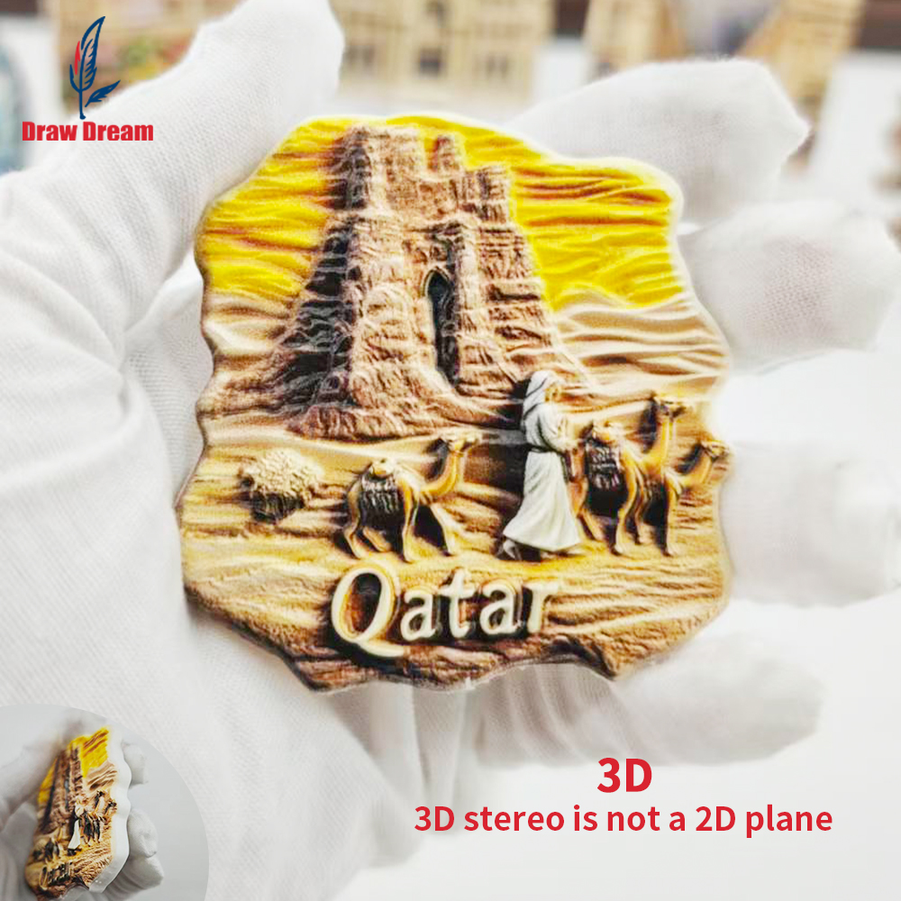 1Pc Qatar Refrigerator Magnet  - Home Office Qatar Travel review and price