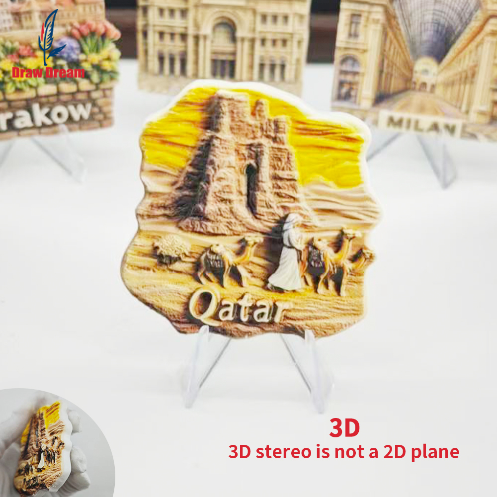 1Pc Qatar Refrigerator Magnet  - Home Office Qatar Travel review and price