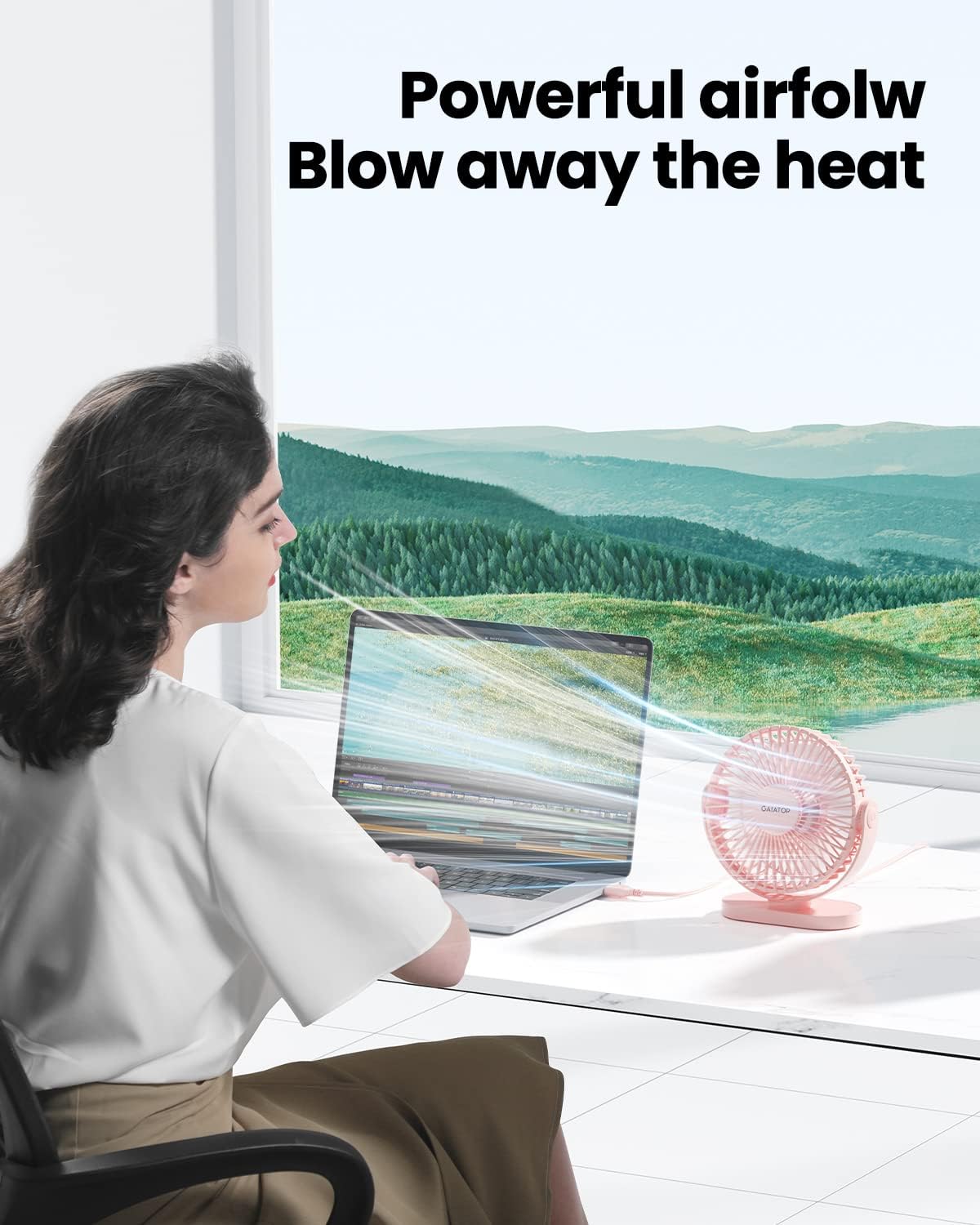 Mini USB Desk Fan 5.5 Inch, Qu - Usb Desk Fan review and price