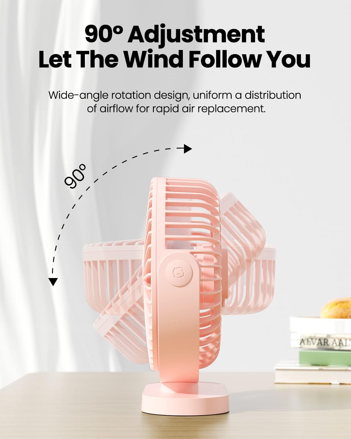 Mini USB Desk Fan 5.5 Inch, Qu - Usb Desk Fan review and price
